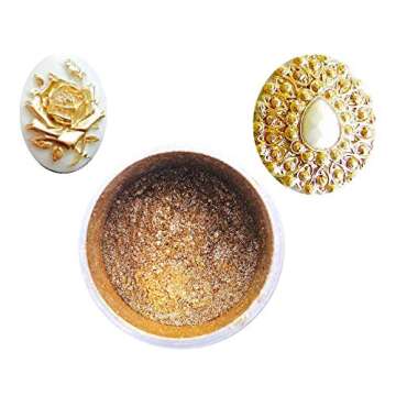 Sunflower Sugar Art 24k Gold Highlighter Dust - Pure Metallic Luxury Gold for Cake Decoration
