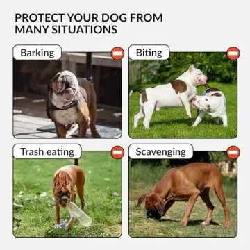 CollarDirect Leather Basket Dog Muzzle for Boxer, English American Bulldog Secure Anti-Barking Biting Chewing Adjustable Breathable (Brown)