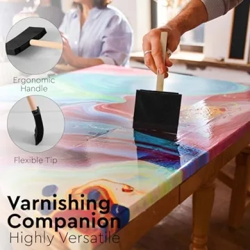 Vanitek 10 Piece Disposable Brush Set for Painting & Crafts