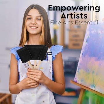 Vanitek 10 Piece Disposable Brush Set for Painting & Crafts