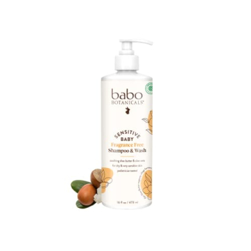 Babo Botanicals 2-in-1 Baby Shampoo & Wash - EWG Verified