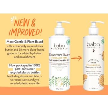 Babo Botanicals 2-in-1 Baby Shampoo & Wash - EWG Verified
