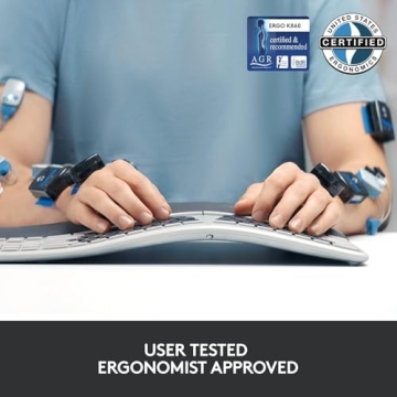 Logitech Ergonomic Keyboard - Wireless & Split Design