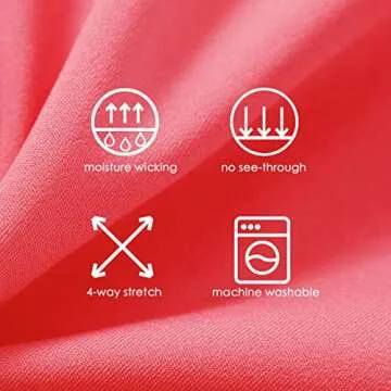 Willit Women's One Shoulder Dress Tennis Exercise Golf Athletic Dress with Bra & Shorts Active Dress with Pockets Peach Red L