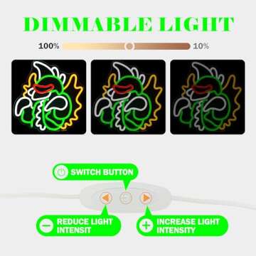 Gigan Monster Neon Sign - Dimmable LED Wall Light