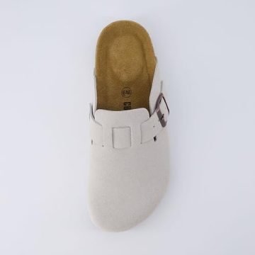 Hana Women's Clogs | Comfortable Vegan Slip-On Shoes | Ivory 8