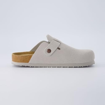 Hana Women's Clogs | Comfortable Vegan Slip-On Shoes | Ivory 8