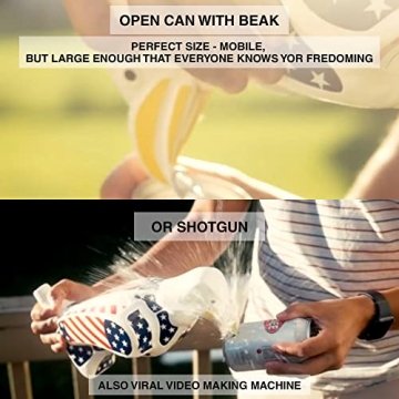 American Patriotic Eagle Funnel - Made in USA - Red, White, Blue Tool - Patriotic USA Themed Accessories - Beer Funnel