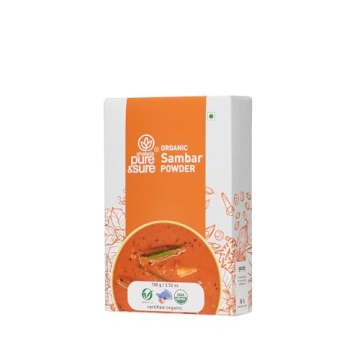 Pure & Sure Organic Sambar Powder for Authentic Flavor