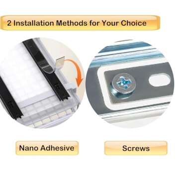 DCWINNES Pull Out Cabinet Organizer,Heavy Duty Slide Out Pantry Shelves With Adhesive Nano Film, Sliding Drawer Storage for Kitchen, Pantry, Shelves（14.96"Dx9.44"Wx3.54”H）