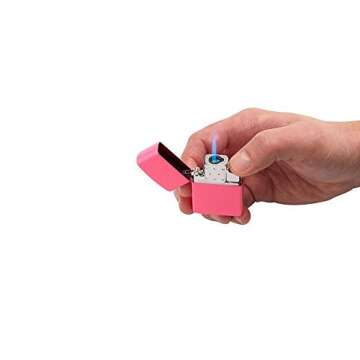 Zippo Butane Lighter Insert - Refillable - Adjustable & Odorless Yellow Flame - Clean Burning - Fits All Regular-Sized Cases - Metal Construction - Silver