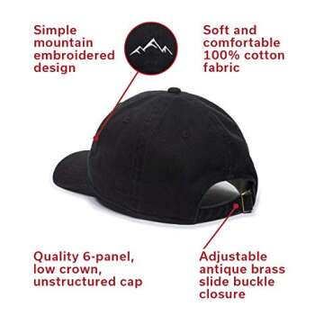 Outdoor Cap - Adult Mountain Dad Hat for Stylish Comfort