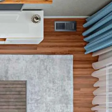 Sierra Grates 4"x10" Floor Register - Durable Steel & Modern Design