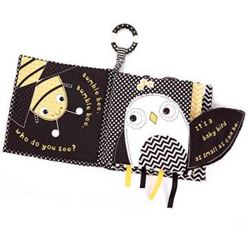 MALOMME Quiet Book, Soft Books for Babies First Book Crinkle Cloth Baby Books for Infants Babies Kid...