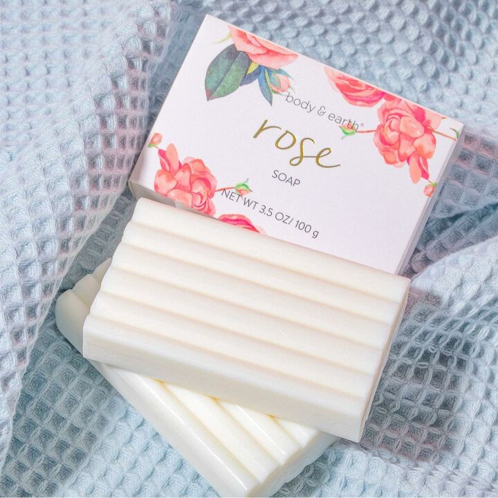 Rose Scented Spa Gift Set for Her - 5 Pieces