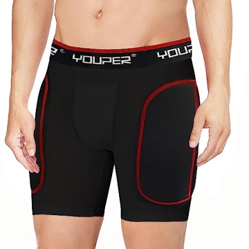 Youth Padded Sliding Shorts for Comfort and Protection