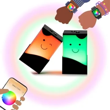 Telepathy® Toddlers - Cute Friendship Lamps, Long Distance Lamps, Thinking of You Lights (Set of 2)