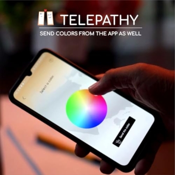 Telepathy® Toddlers - Cute Friendship Lamps, Long Distance Lamps, Thinking of You Lights (Set of 2)