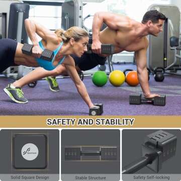 Adjustable Dumbbells Set: Fast Weight Adjustment for All