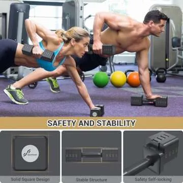 Adjustable Dumbbells Set: Fast Weight Adjustment for All