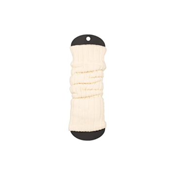 Comfortable Women’s Wool Knit Leg Warmers in Ecru