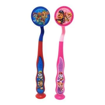 PAW Patrol Toothbrush for Kids 3+ with Suction Cup Pack of 2