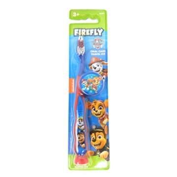 PAW Patrol Toothbrush for Kids 3+ with Suction Cup Pack of 2