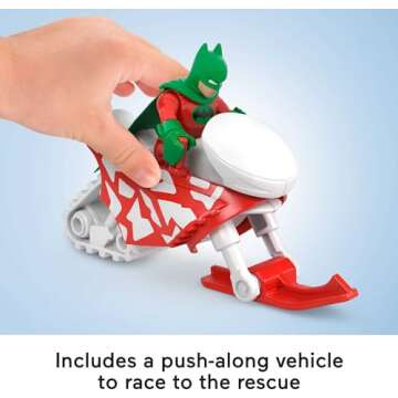 Fisher-Price Imaginext DC Super Friends Advent Calendar, Christmas Toy with 24 Figures & Accessories for Preschool Kids Ages 3+ Years