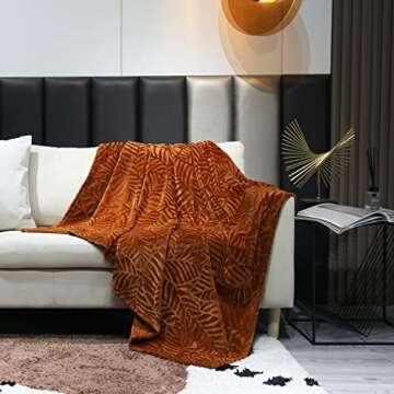 Cozy SOCHOW Flannel Fleece Fall Blanket for All Ages