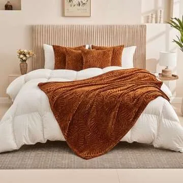 Cozy SOCHOW Flannel Fleece Fall Blanket for All Ages