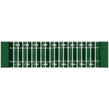 Football Field Beer Pong Table with Predrilled Cup Holes