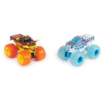 Monster Jam 2024 Fire & Ice 1:64 Diecast Truck 2-Pack - Zombie & Northern Nightmare