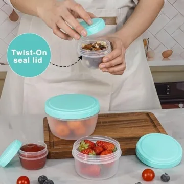 Durable & Versatile Food Storage Containers Set - BPA Free