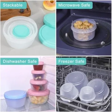 Durable & Versatile Food Storage Containers Set - BPA Free