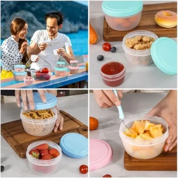 Durable & Versatile Food Storage Containers Set - BPA Free