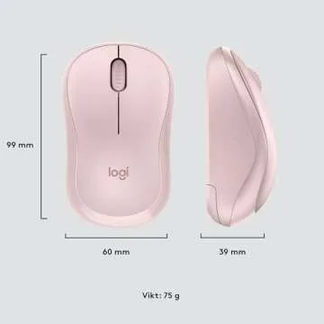 Logitech M220 Silent Wireless Mouse, 2.4 GHz with USB Receiver, 1000 DPI Optical Tracking, 18-Month ...