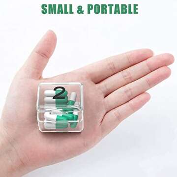 DOHIMGIO 30-Day Pill Organizer - Easy Open Case