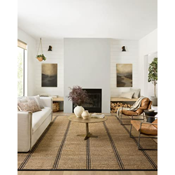 Loloi Angela Rose Colton Collection Area Rug - Natural/Black