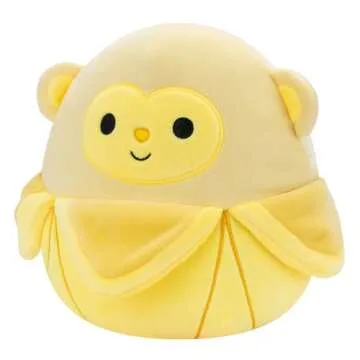 Squishmallows Original 8-Inch Pierogi Banana Monkey Cuddly Plush - A Hugging Adventure!