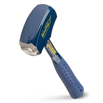 Estwing Drilling/Crack Hammer - 3-Pound Sledge with Forged Steel Construction & Shock Reduction Grip