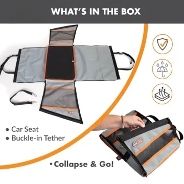 K&H Dog Car Seat - Secure & Comfortable for Small Dogs