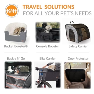 K&H Dog Car Seat - Secure & Comfortable for Small Dogs