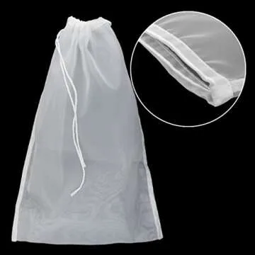 Dxhycc 8 Pack Nut Milk Bag Reusable Cheesecloth Bags Food Strainer Bag Fine Mesh Filter Bag for Straining Making Nut, Milk, Coffee, Juices