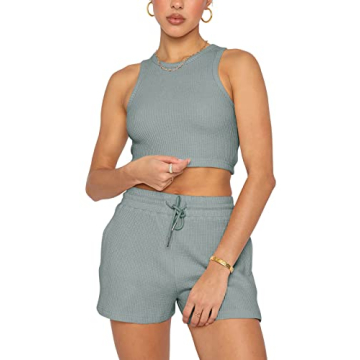 Stylish KIKIBERRY Women's Lounge Set Sleeveless Pajama Set
