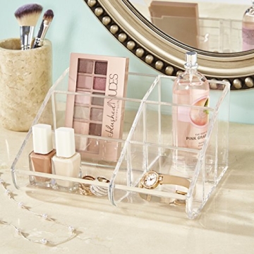 STORi Clear Plastic Vanity Makeup Organizer for Beauty Items