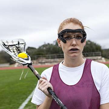 Champion Sports Colored Lacrosse Balls: Yellow Official Size Sporting Goods Equipment for Professional, College & Grade School Games, Practices & Recreation - NCAA, NFHS and SEI Certified - 1 Pack