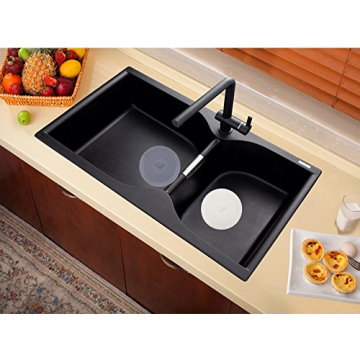 V-TOP Tub Stoppers Pack, Silicone Drain Plugs for Bath