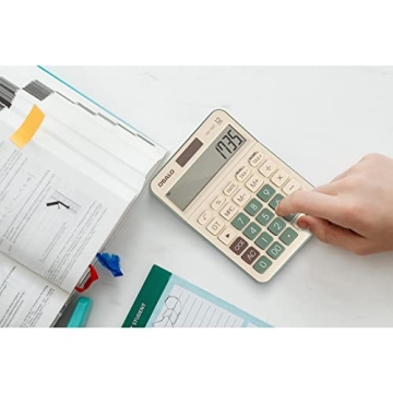 Desktop Calculator with Large LCD Display for Easy Use