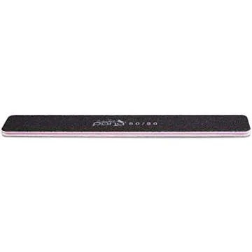 10pcs - PANA Jumbo Double-Sided Emery Nail File for Manicure, Pedicure, Natural, and Acrylic Nails - Black (Grit 80/80)
