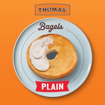 Thomas' Plain Bagels 6 Pack - Healthy Breakfast Option